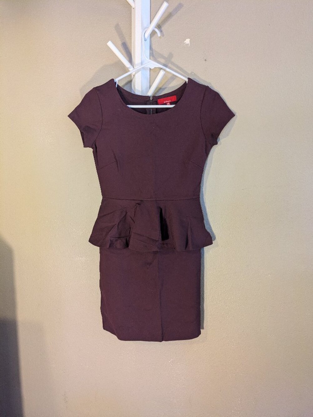 Red Saks Fifth Avenue Ruffle Dress